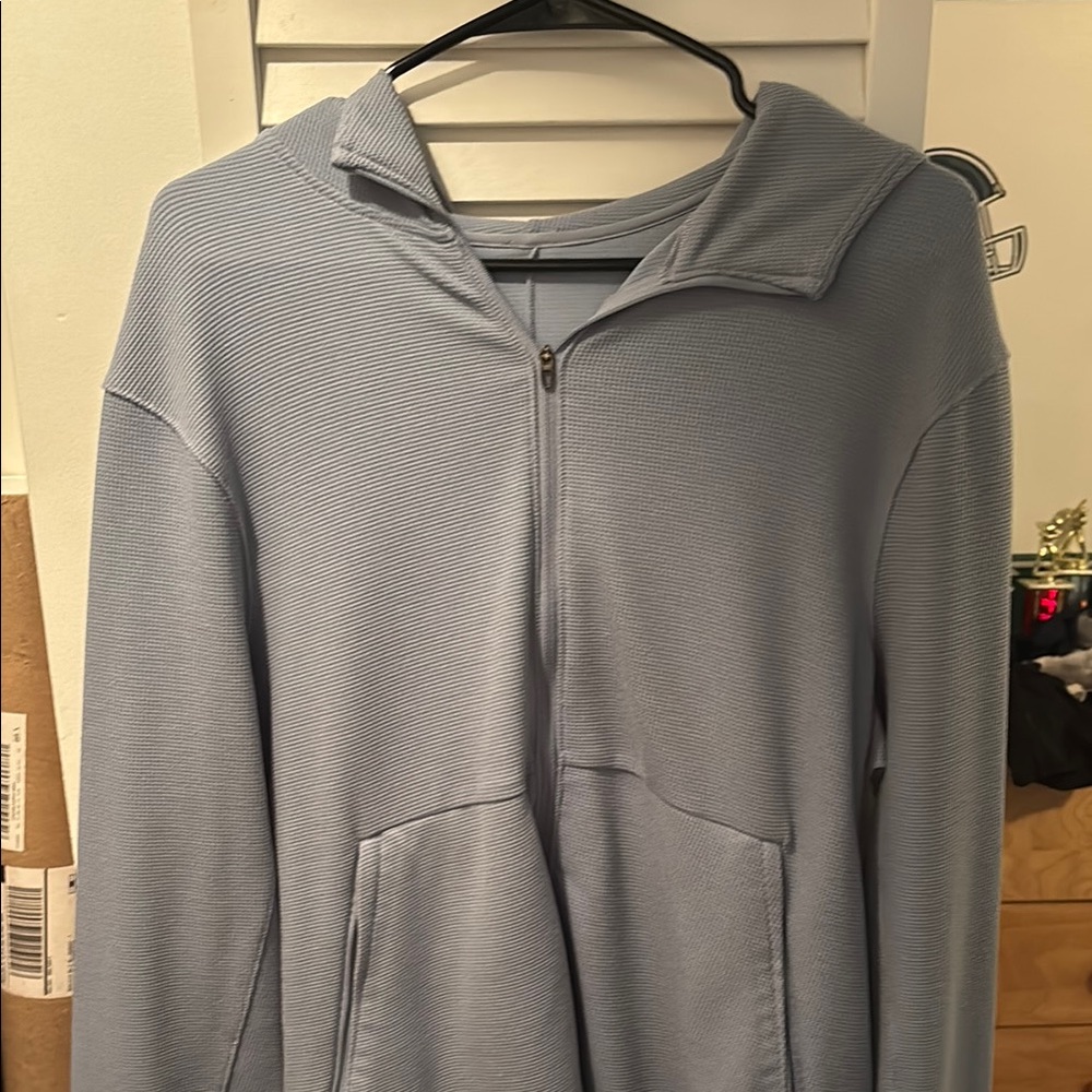 Lululemon Athletica Blue Zip Up Sweater